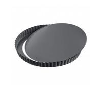 Kaiser 637259 Plat Tourte et Quiche La Forme Plus Gris