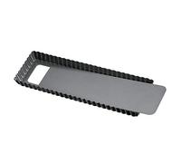 LA FORME Moule à tarte rectangulaire avec fond amovible 35x13cm gris
