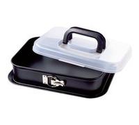 KAISER 623016 BAKE&TAKE MOULE À CHARNIÈRE RECTANGULAIRE AVEC CLOCHE DE TRANSPORT 35 X 24 CM G