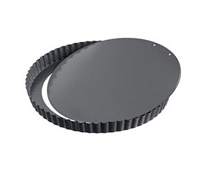 Kaiser 637259 Plat Tourte et Quiche La Forme Plus Gris