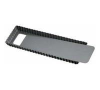 Kaiser Moule à tarte La Forme Plus 2300637457, rectangulaire 35x13 cm, fond amovible, noir