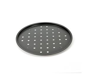 Kaiser Delicious Crossini Pizzaform 32 cm, Blech rund, Pizzablech antihaftbeschichtet, gelochter Thermoboden
