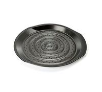 Kaiser Delicious Crossini Pizzaform 37 x 35 x 2,5 cm, Blech rund, Pizzablech antihaftbeschichtet, gewellter Thermoboden