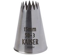 KAISER Douille Couronne Originale 15 mm, Douille à Douille, en Acier Inoxydable, sans Pliage ni Bord, Argent