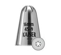 KAISER Douille étoile fermée Originale 16 mm, Douille à Douille, en Acier Inoxydable, sans Plis ni Bords