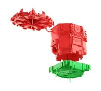 KAISER Kaiser Boîte de connexion plafond Sortie D=60 mm 1265-11 Quantité:1