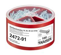 Kaiser Elektro 2472-91 Boîte de vis de montage 100 pc(s)
