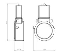 KAISER KAISER Boîtier encastrable HaloX 180 avec tunnel 190 1282-30 Quantité:1