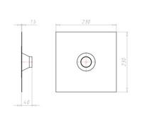 KAISER KAISER Collier de conduit 9059-51 230 x 230 mm Quantité:1