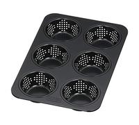 KAISER Moule à Pain Original Inspiration perforé 28 x 19 cm, Moule pour 6 Petits Pains, revêtement antiadhésif, résistant au levain