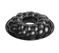KAISER Moule à pâtisserie Original Hefezopf Couronne 32 cm, revêtement antiadhésif, Moule à pâtisserie de Pâques, Bord de préhension Pratique, Facile à décorer, Noir