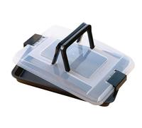 Kaiser Moule À Tablette Rectangulaire Bake & Take, Revêtement Antiadhésif, Noir, 30 Cm.