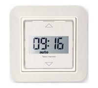 Kaiser Nienhaus Programmateur volet roulant Tastor Mercato – Programme journalier LCD blanc pur