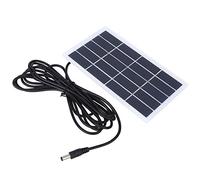 kaisudiAP Panneau de batterie solaire en polysilicium 2W 5V, avec Interface DC, charge pour batterie 3.7V, lampe de jardin extérieure