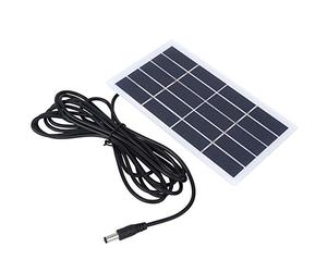 kaisudiAP Panneau de batterie solaire en polysilicium 2W 5V, avec Interface DC, charge pour batterie 3.7V, lampe de jardin extérieure