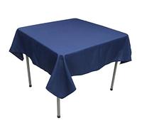 KaitatsuSen Nappe Carrée en Tissu Polyester, Bleu Marine, 150x150 cm