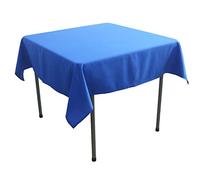 KaitatsuSen Nappe Carrée en Tissu Polyester, Bleu Royal, 150x150 cm