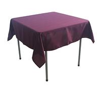 KaitatsuSen Nappe Carrée en Tissu Polyester, Bordeaux, 150x150 cm