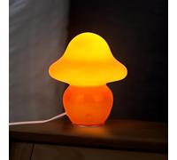 kaixunl Lampe de chevet Champignon LED À Intensité Variable, 3 Modes de Couleur, Lampes de Table Décorative, Lampes de Lecture, Veilleuse En Verre, pour Salon, Chambre, Salle D'étude, 16 X 21 cm