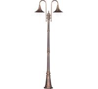 Kaja Boston lampadaire extérieur 2x60 W noir-doré K-8127CZARNY/ZŁOTY