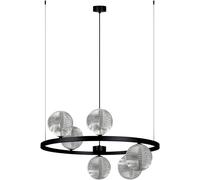 Kaja Monza lampe suspendue 6x10 W noir-graphite K-5703