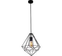 Kaja Suspension loft filaire métal - Noir