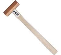 KAKURI Genno Marteau burin japonais 375 g pour burin, rabot, clou, acier au carbone japonais robuste, tête octogonale plaquée bronze, manche en bois, fabriqué au Japon