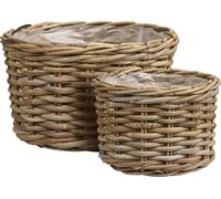 Kalak paniers set de 2 naturel.