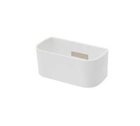 KalaMitica - Récipient Magnétique 13,8x6,7x5,7cm - Blanc - Boîte de Rangement Aimanté pour Tableau, Réfrigérateur, Casier - Porte Stylo, Porte Marqueurs, Cache-pot