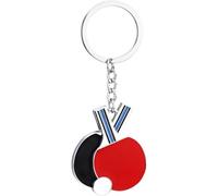 Kalanka-1 Porte-Clés Tennis De Table, Porte-Clés Sport, Pendentif De moureux Du Tennis De Table, Pour Les Amis, La Famille, Les Amoureux, Pour Les Clés, Les Sacs À Dos