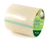 Kalanka-10cm X 25m Ruban De Réparation Pour Serre, 6 Mil Rubans De Réparation En Polyéthylène Transparent Ruban De Réparations De Feuilles De Plastique Pour Polytunnel Serre Film Couture Scellage