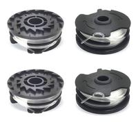 KALANKA-4pcs bobines de fil de rechange pour LIDL Parkside, fil de nylon de rechange pour coupe-bordures LIDL Parkside, coupe-bordures PRTA 20-Li A1,B2,C3,PRT 550 A1,A3,PRT 300 A1-2 x 4 m 1,6 mm