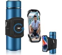 Kalanka-Accessoire Pour Bouteille D'eau De Gym , Support De Téléphone Portable À Verrouillage Intelligent À 360° Avec Compartiment Pour Cartes, Support De Téléphone Portable Pour Bouteille, Avec