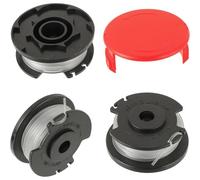 KALANKA-Bobines de Fil de Rechange Ø 1,6 mm / 5 m pour coupe-bordure Ein-hell Ge-CT 18/28 Li et Ge -CT 18/28 Li TC (3 Bobines + 1 Capuchon)