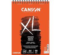 Kalanka-Canson Xl Croquis - Album Spiralé Petit Côté 120 Feuilles A4 90g/M² - Ivoire