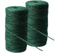 KALANKA-Corde de jardin - 200 m - 2 mm - Fil de bricolage - Vert - Reliure pour plantes - Pour jardinage, fleurs, bricolage, décoration
