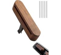 Kalanka-Diffuseurs De Voiture En Bois Pour Huiles Essentielles - Clip D'évent D'aromathérapie Pour Auto, Diffuseur D'huile Essentielle Réutilisable Avec 4 Recharges - Longue Durée De Fraîcheur