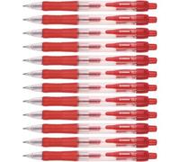 Kalanka-Donau Classic Lot De 12 Stylos À Bille Rétractables À Encre Gel À Pression Rouge Épaisseur Du Trait : 0,25 Mm Diamètre De La Boule : 0,5 Mm