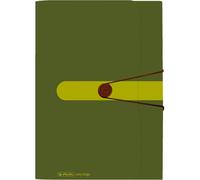 Kalanka-Herlitz 11411253 Trieur Herlitz 12 Compartiments En Film Plastique Recyclé Vert Foncé
