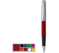 Kalanka-Jotter Originals Stylo Plume Finition Rouge Classique Pointe Moyenne Fourniture Scolaire Encre Bleue