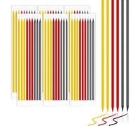 Kalanka-Lot De 54 Mines De Crayon De 2,8 Mm Pour Crayon De Charpentier, Mines De Rechange Étanches Pica Dry Mines Solides À Trous Profonds (Couleur)