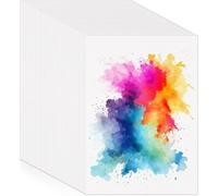 Kalanka-Lot De 60 Feuilles De Papier Aquarelle A6 - Bloc À Dessin - 300 G/M² - Aquarelle - Pour Bricolage, Bricolage, Gouache Acrylique, Dessin (10,5 X 14,8 Cm)