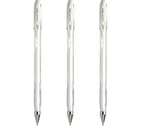 Kalanka-Mitsubishi Pencil - 3 Stylos Rollers Encre Gel - Uni-Ball Signo Blanc - Pointe 0,7 Mm - Écriture Medium - Roller Fantaisie Pour Loisirs Créatifs Et Carterie