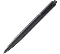 Kalanka-Noto Black Stylo À Bille - Stylo À Bille Puriste Avec Corps Triangulaire En Plastique - Clip Émergeant Du Contour Du Corps - Avec Recharge Grande Capacité M 16 En Largeur M En Noir