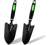 KALANKA-Outillage de Jardin, 2pcs Outils Jardinage Pelle Jardinage Petite Pelle de Jardin en Acier Pelle à Plantation Petite Pelle à Main Pelle de Plage Petite pour Planter et Transplanter