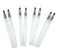 Kalanka-Pack De 8 Pinceaux À Eau Stylo Aquarelle,Pinceau Avec Réservoir D'eau Remplissable, Aquarelle Réservoir Pointes De Tailles Assorties,Parfait Pour Les Aquarelles, Stylos Pinceaux (Vide)
