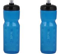 Kalanka-Pack Sense Soft 80 Bidon Velo Et Vtt- Lot De Deux Gourdes Sport Souples Et Inodores - Bidon Eau Sans Bpa - Tetine Silicone - Bleu Transparent, 2 X 800 Ml