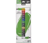 Kalanka-Pebeo High Viscosity Studio Acrylics - Nouvel Ensemble De 18 Couleurs Dans Des Tubes De 12 Ml