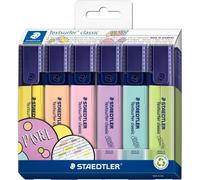 Kalanka-Staedtler 364 Cc6 Textsurfer Lot De 6 Surligneurs Classiques Couleurs Pastel Assorties