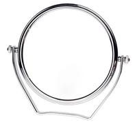 Kalanka-Tuka Miroir Maquillage Grossissement X10, 6 Inch Compact Miroir Cosmétique Sur Pied, Chrome, Ø 15,3 Cm, 100% Et 1000% Orientable Sur 360°, Haute Qualité Miroir De Table, Tkd3102-10x